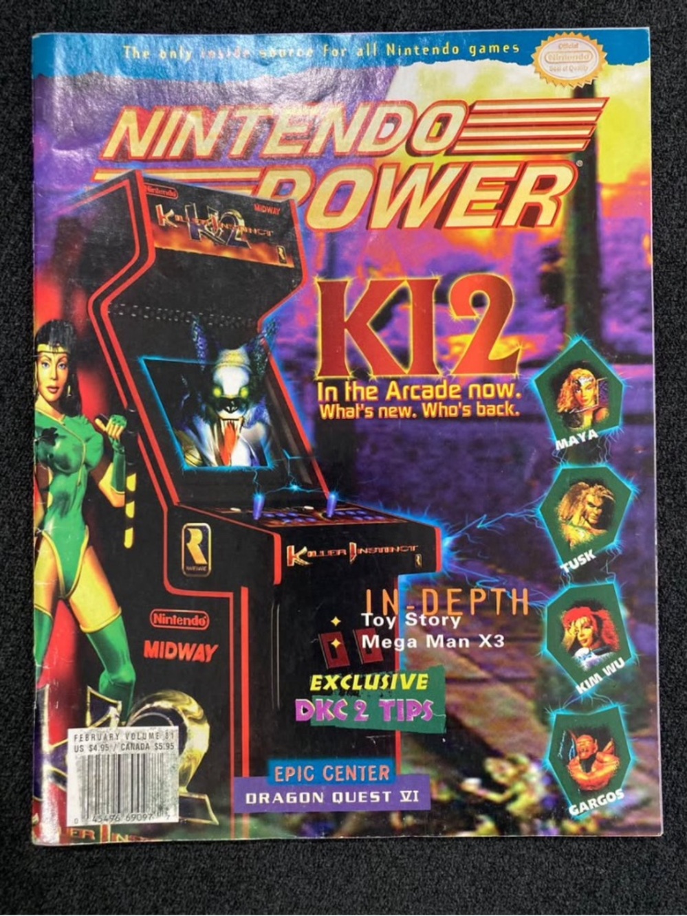 Nintendo Power Magazine Volume 81
(February 1996) Killer Instinct 2